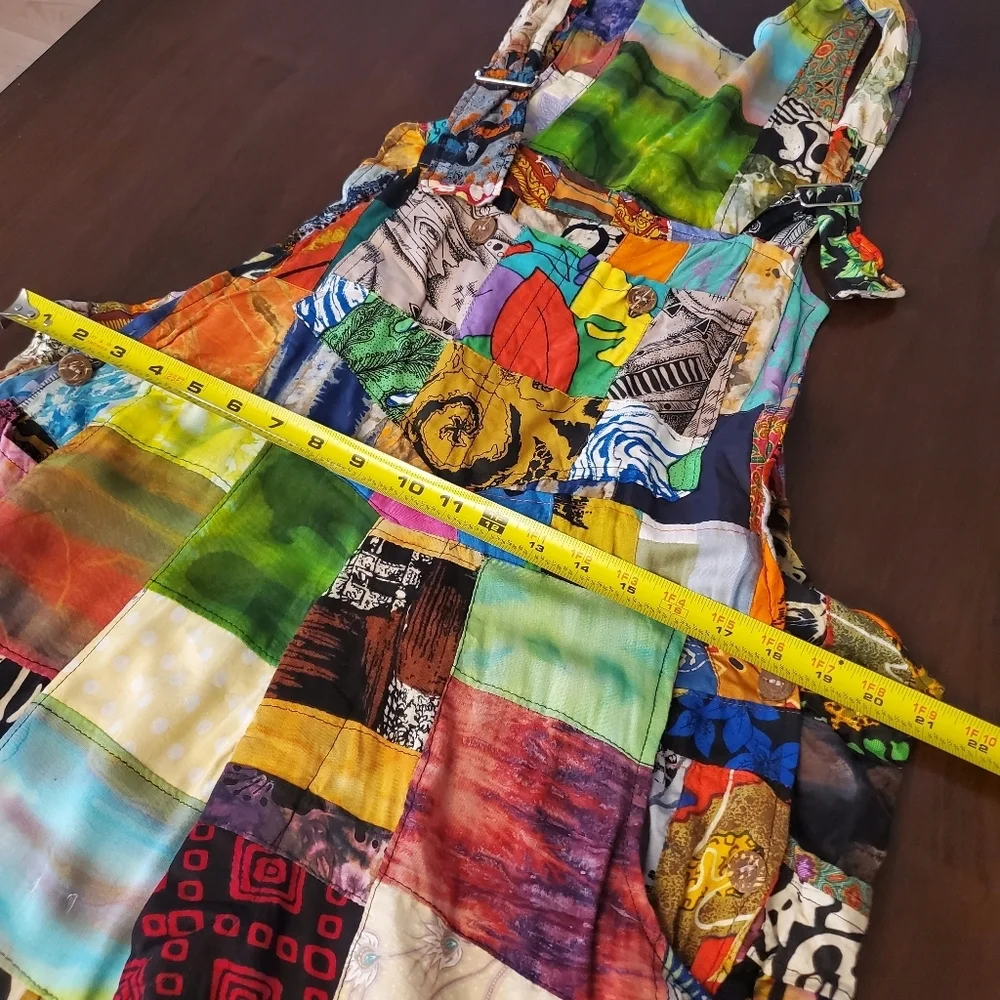 Rare Vintage Patchwork Overalls - Picture 15 of 16